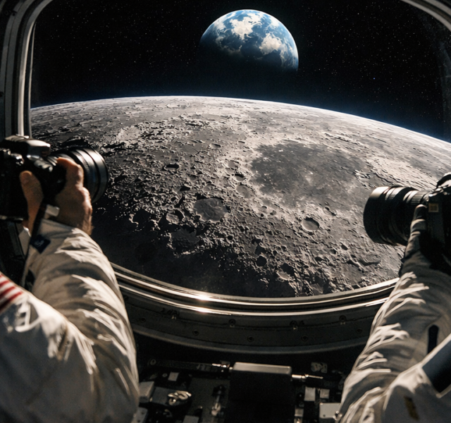 Artemis II Moon Flyby Photos