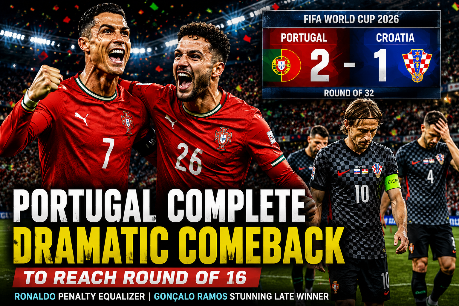 Ronaldo and Ramos inspired